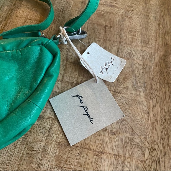 Free People Coffee Date Mini Crossbody Bag Green (Jelly Bean) NWT - Picture 8 of 10